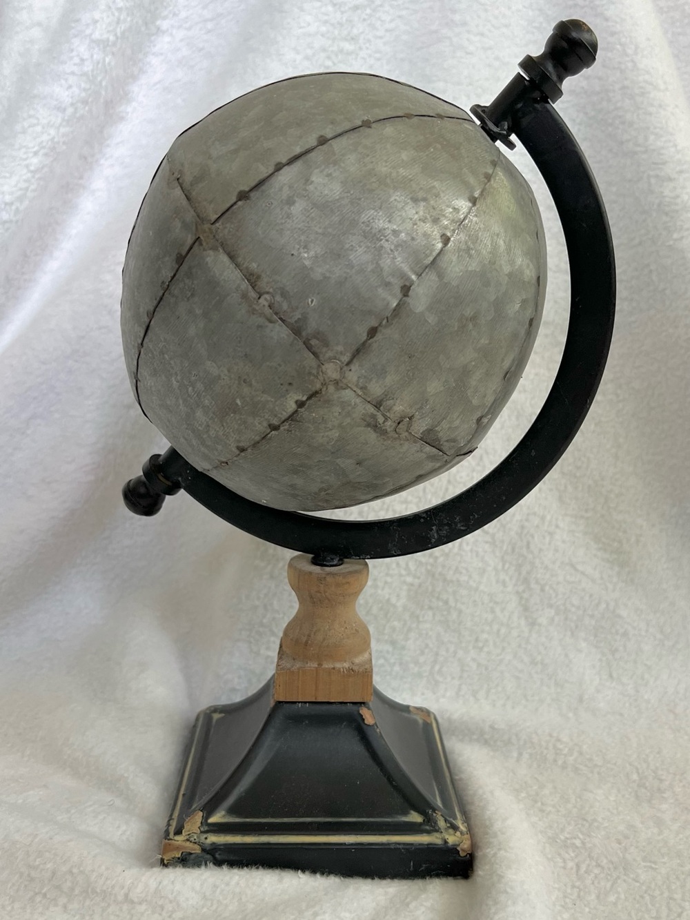 Rustic Industrial Globe Decor 🌍 Vintage Style Accent Piece
